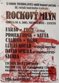 © Rockový mlýn Vrchoslavice - 2007